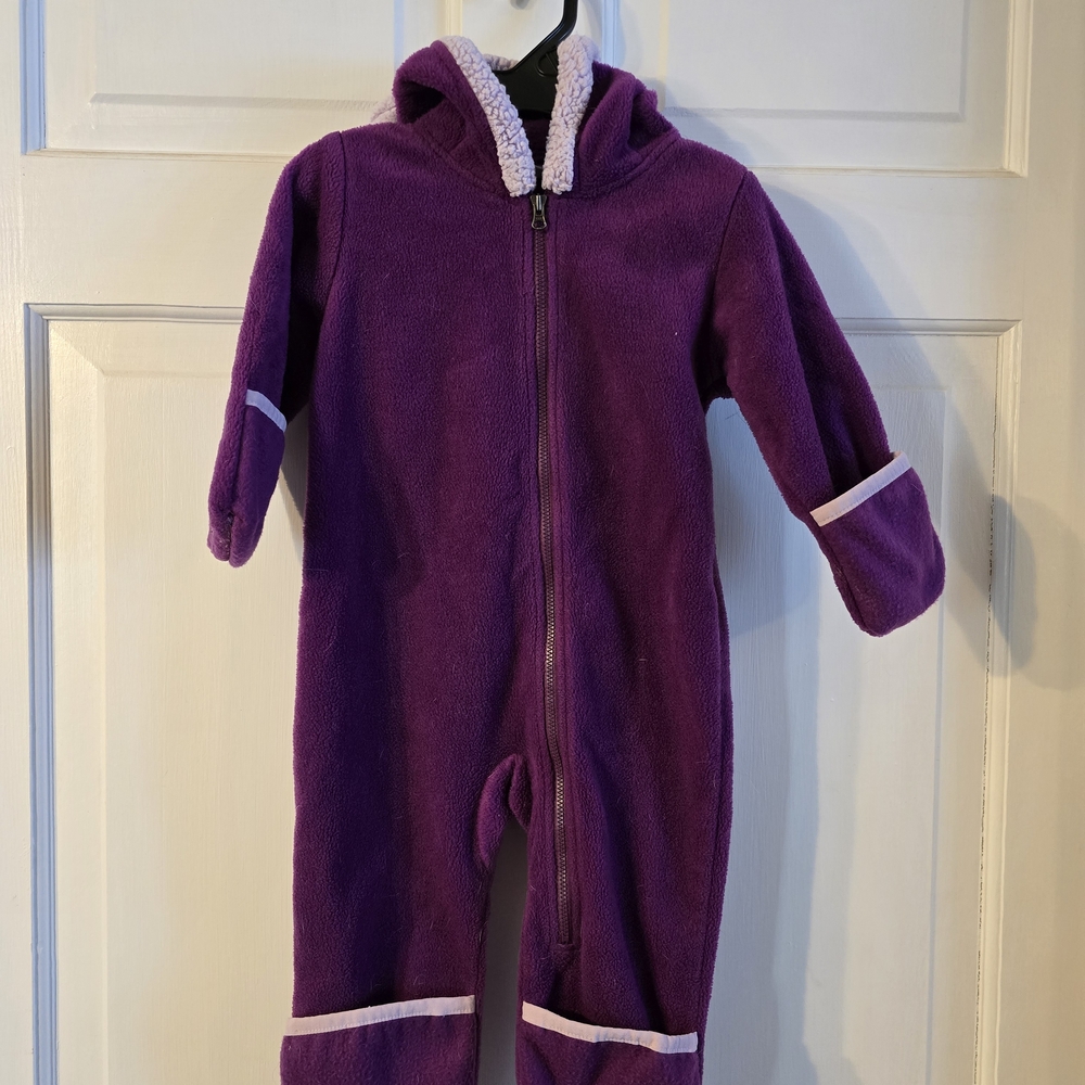 Columbia Purple Kids Footie One Piece